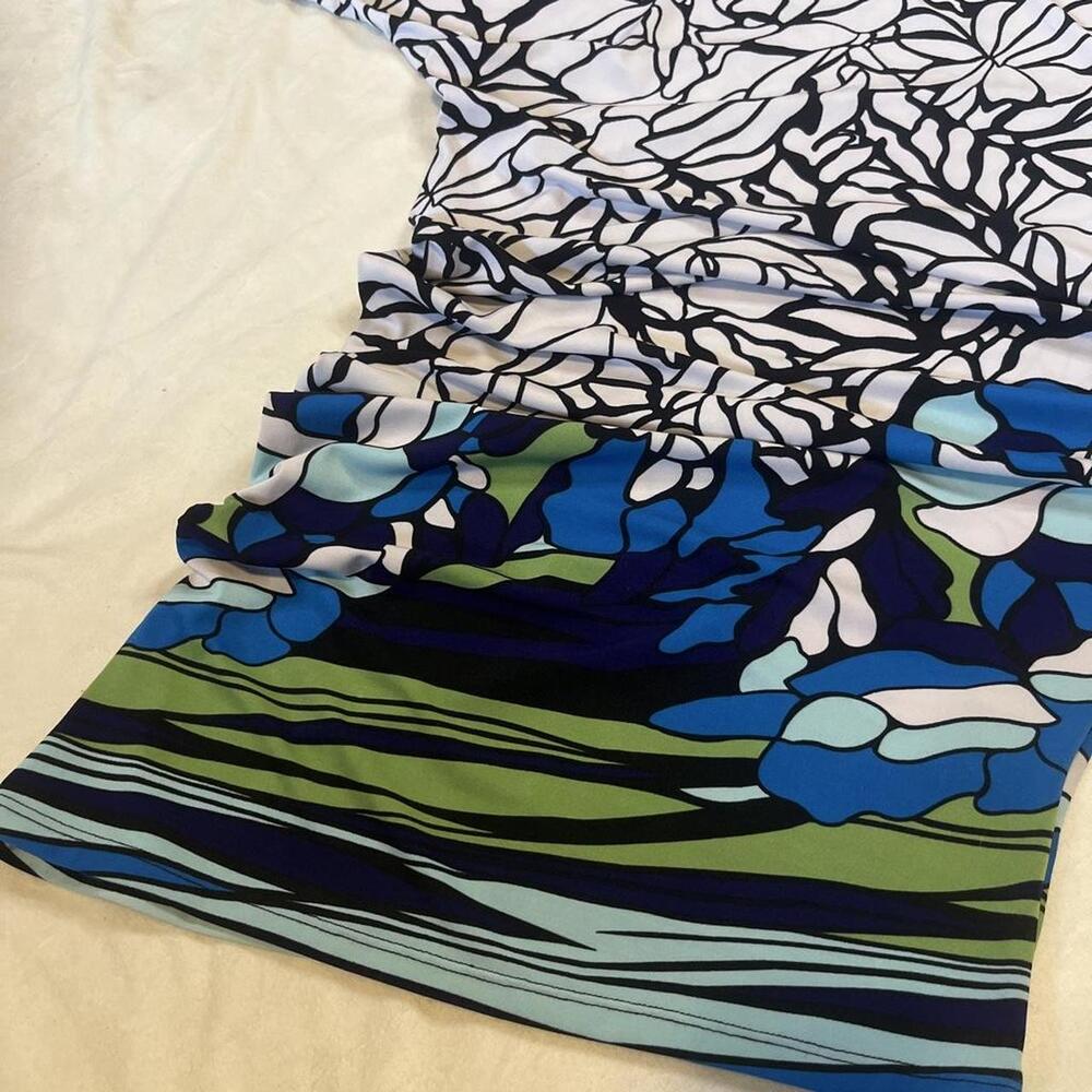 MAJORA FLORAL RUCHED TOP - Picture 4 of 5